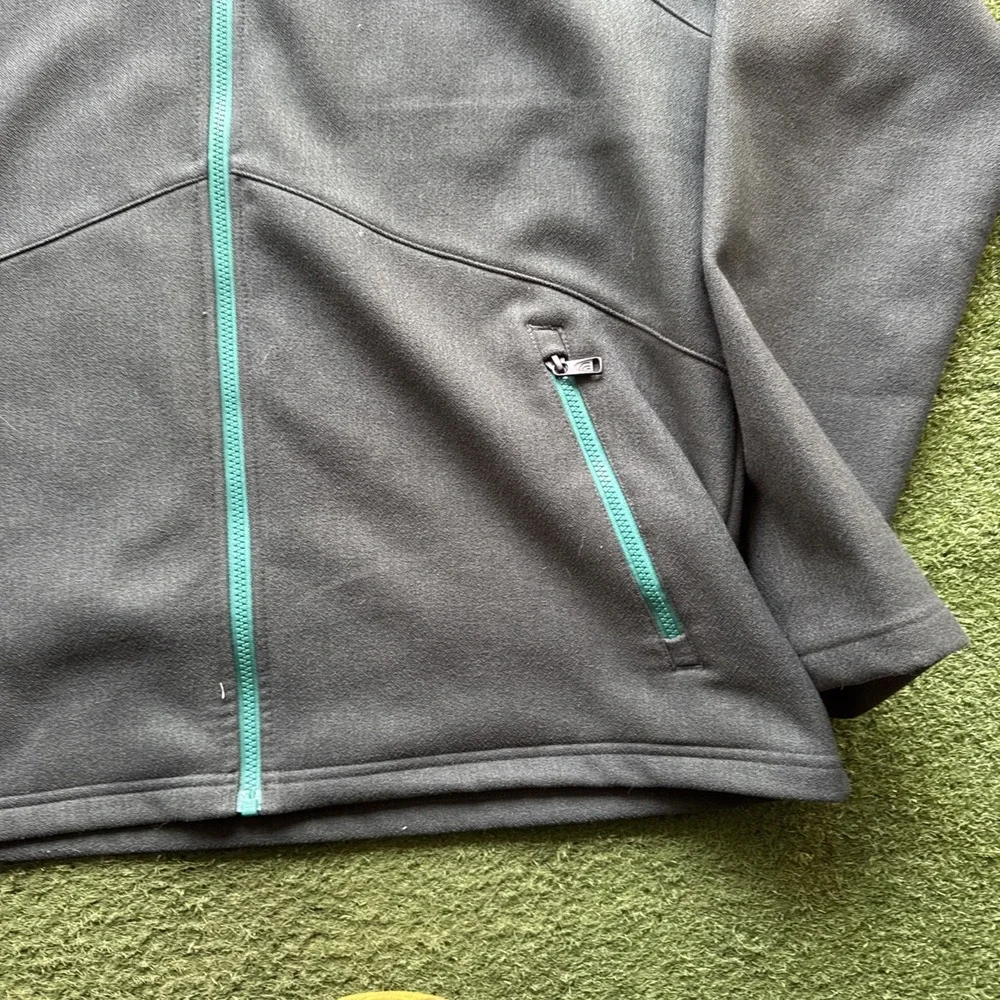 The North‎ Face Jacket Mens Extra Large Green Windstopper Fleece Softshell